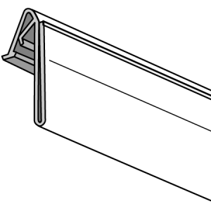 Price Tag Label Holder for Angled Fixtures