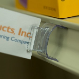 Sign Holder for Shelf Channels