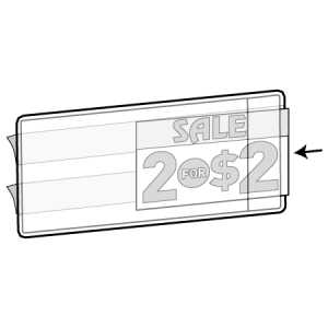 Vinyl Pouch with Adhesive