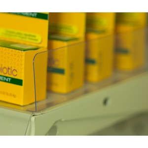 Pre-folded Adhesive Shelf Dividers