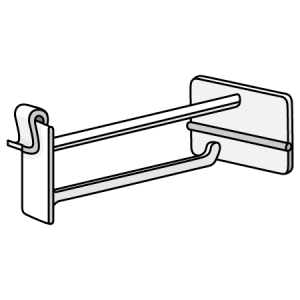 Scan-Plate Hooks (Plastic Corrugated/Wire)
