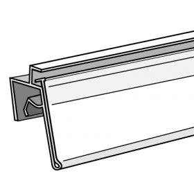Label Holder for Wire Fixtures