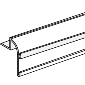 Front Fence with Dual 1.25" Sign Channel