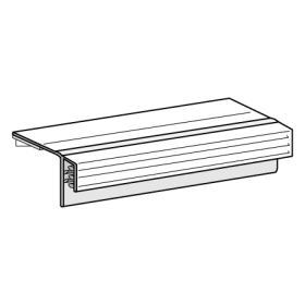 AGT Pinchers Flip-Up Sign Holder with Adhesive