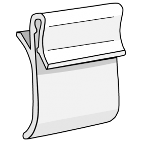 Shelf Channel Sign Holder