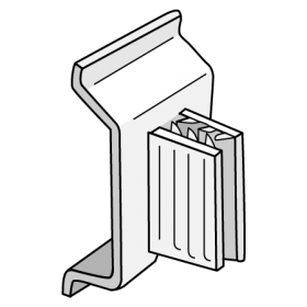Sign Holder for Shelf Channels