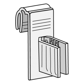 Hinged Flag Sign Holder