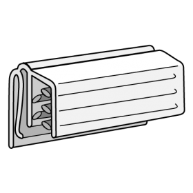 Hinged Flush Sign Holder