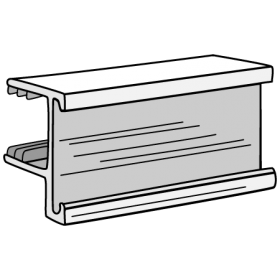 AGT Pinchers Wood Shelf Sign Holder