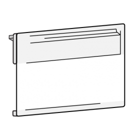 Econo Covered-Face Sign Holder, Bottom Mount