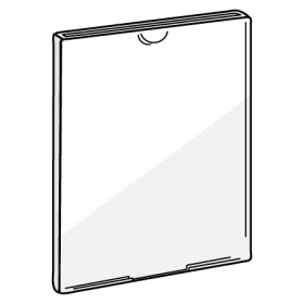 Acrylic Sign Holder (Plain)
