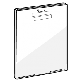 Acrylic Sign Holder (Slatwall)