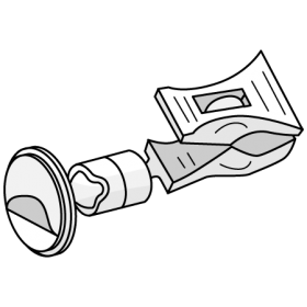 Clip-On Adhesive Adapter