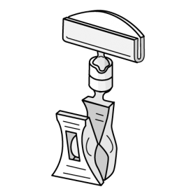 Clip-On Sign Holder