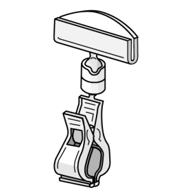 Clip-On Sign Holder