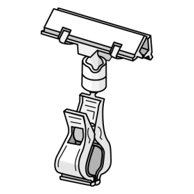Clip-On Spring Sign Holder