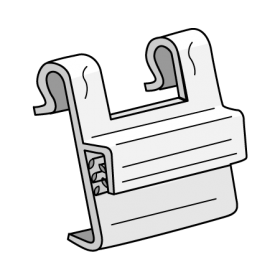 AGT Pinchers Sign Holder for Wire