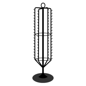 Rotating Clip Rack for Floors
