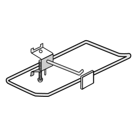 Guarded J-Hook with Scan Plate (Channel Mount)