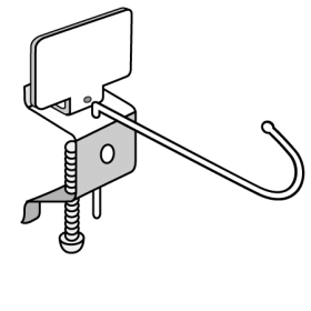 Swivel J-Hook with Scan Plate (Channel Mount)