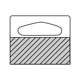 Hang Tabs - Sheet Form (Delta Hole)