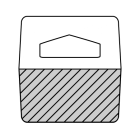 Hang Tabs - Roll Form (Large Delta-Hole)
