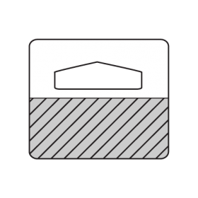 Hang Tabs - Roll Form (Medium Delta-Hole)