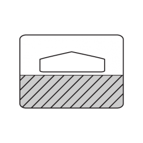Hang Tabs - Roll Form (Small Delta-Hole)