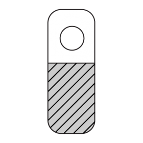 Hang Tabs - Roll Form (Small Round-Hole)