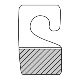 Hang Tabs - Roll Form (Small J-Hook)
