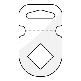 Hanging Bottle Neck Tab (Diamond Hole)