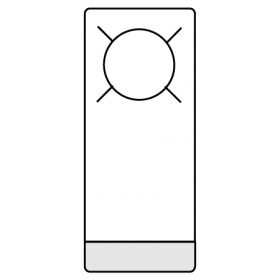 Bottle Neck with Adhesive (Shelf Style)
