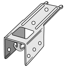 Double Strip Hanger - Metal