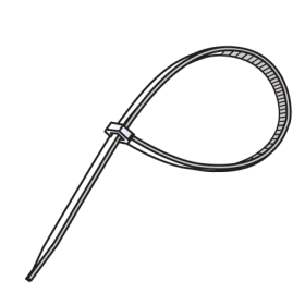 Smooth Permanent Locking Strap