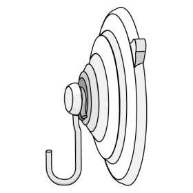 Premium Suction Cup (Metal Hook)