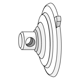 Premium Suction Cup (Side Pilot Hole)