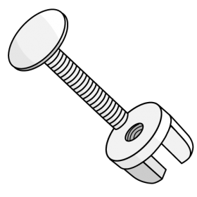 Quick-Grip Wing Nut Fastener