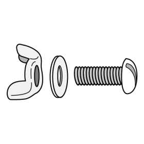 Wing Nut & Bolt