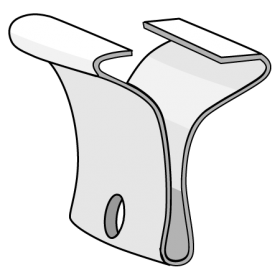 Plastic Grid Clip with Hole