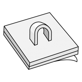 Ceiling Loop with Adhesive