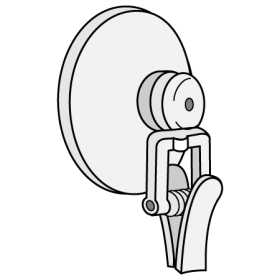 Premium Suction Cup (Swivel Clip)