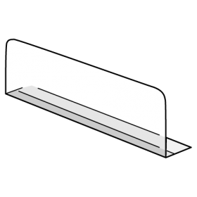 Pre-folded Adhesive Shelf Dividers