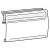 Clear Covered-Face Sign Holder, Below Shelf Mount