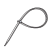 Smooth Permanent Locking Strap